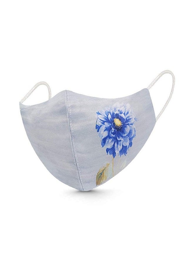 Limbakshit - Pack Of 6 Reusable, Washable Cotton Cloth Face Mask For Women Design Foe Girl Style For Embroidery Mask Reusable Washable Mask - Image 1