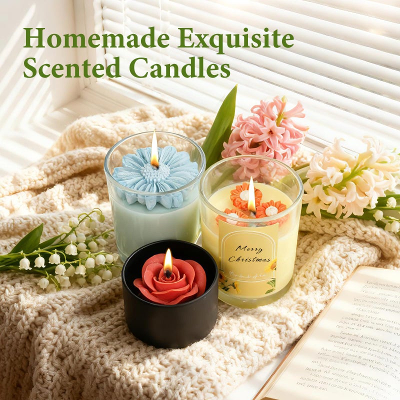 SAEUYVB Candle Making Kit,Candle Making Kit for Adults & Beginners - DIY Starter Soy Candle Making Supplies with Digital Wax Warmer,Soy Wax Etc-Perfect Home Craft & Gift Idea - Image 5