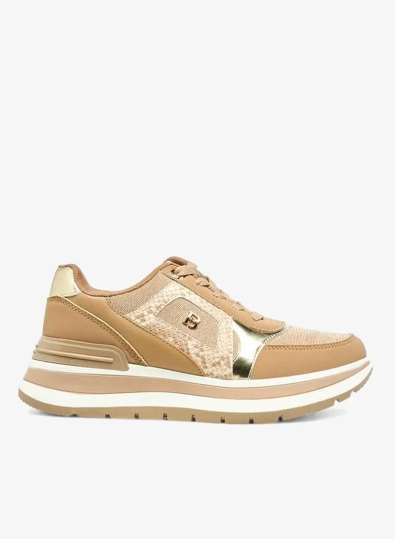 Flora Bella By Shoexpress Flora Bella Women Panelled Lace-Up Sneakers
