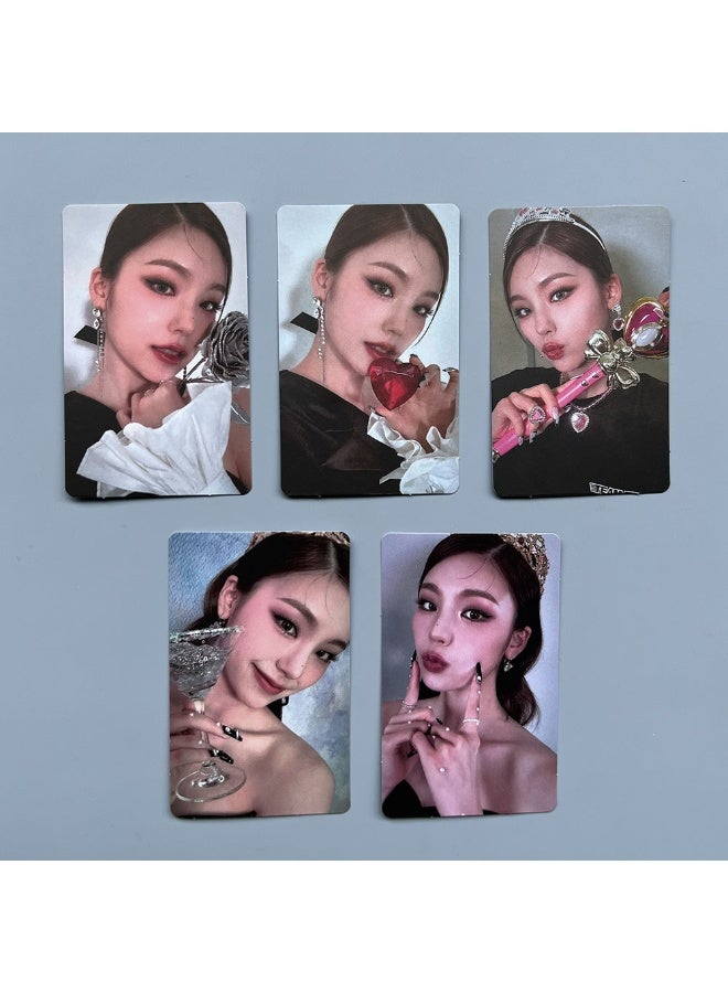 NIBEMINENT 5 قطع كيبوب ITZY - ييجي بطاقات ليمو CHECKMATE لجمع الهدايا لمحبيها - Image 1