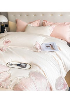 Generic Bed Sheet Style — French High-End 60 Thread Pure Cotton Embroidered Bedding Four Piece Set  - Image 2