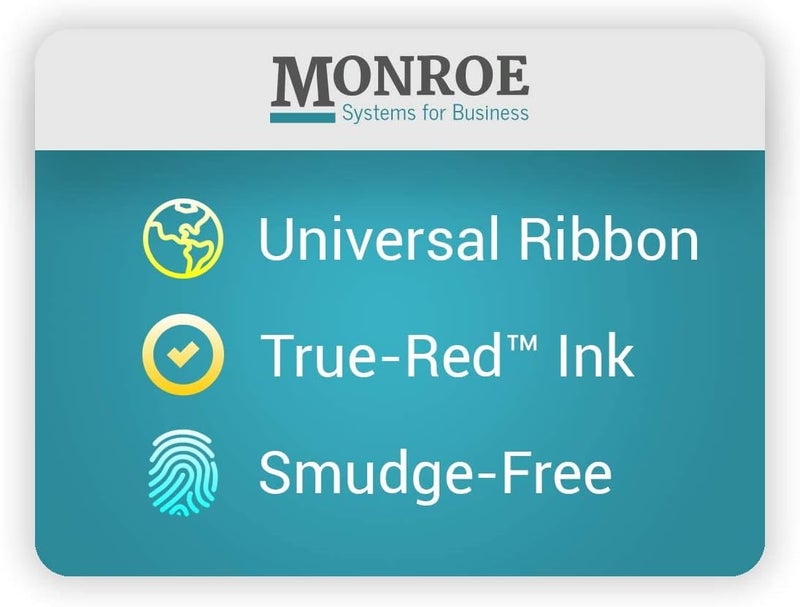 Monroe Calculator M33X Super Saturated Ribbon Cartridge 6120X, 2020PlusX, 122PDX, 8130X, 8145X, and UltimateX - Image 2