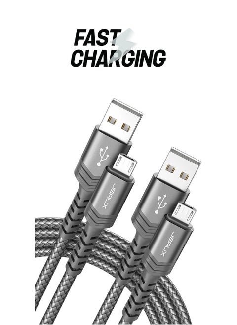 Micro USB 2 Meter 2.4A Fast Charging and Data Cable