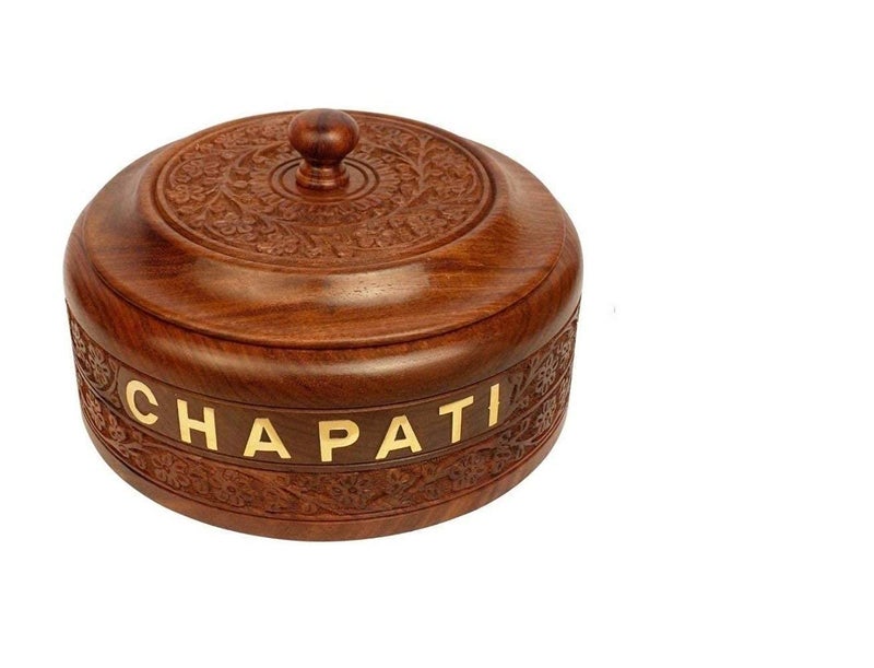SHAPAR GOODS صندوق شابار جودز شاباتي / خشب شيشام // كسرولة خشبية (متوسطة) - Image 1