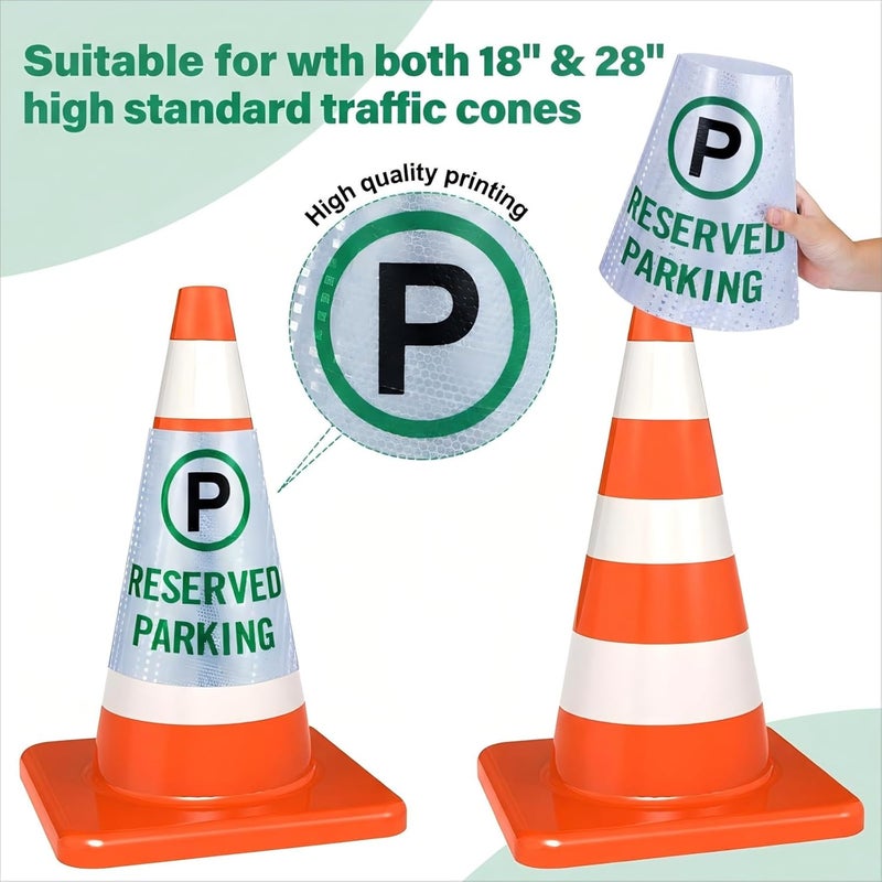 Oudain 8 حزمة أكمام مخروطية لركن السيارات المحجوزة - Image 5