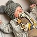 ADFO Lifelike Reborn Baby Dolls Silicone Full Body Boy 17Inch Soft Body RealisticNewborn Full Body Vinyl Real Life Baby Dolls with Toy Accessories for Kids Age 3 - Image 2