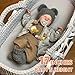 ADFO Lifelike Reborn Baby Dolls Silicone Full Body Boy 17Inch Soft Body RealisticNewborn Full Body Vinyl Real Life Baby Dolls with Toy Accessories for Kids Age 3 - Image 3