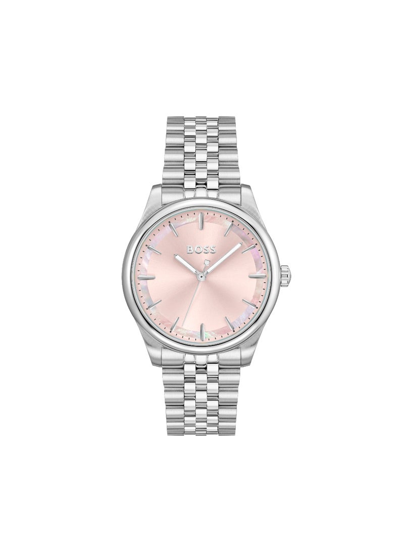 HUGO BOSS HUGO BOSS WATCH ROUND ANALOG WOMEN'S PINK MOTHER OF PEARL CASE WATCH - 1502776  - Image 3
