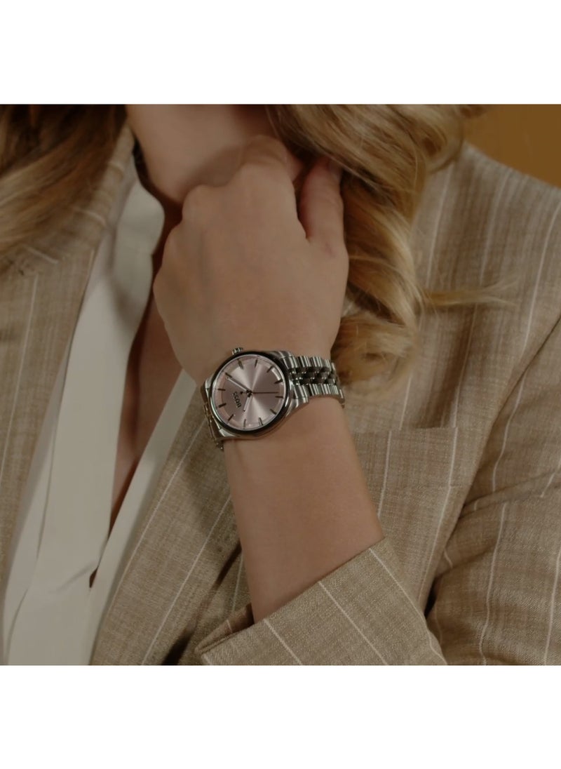 HUGO BOSS HUGO BOSS WATCH ROUND ANALOG WOMEN'S PINK MOTHER OF PEARL CASE WATCH - 1502776  - Image 5