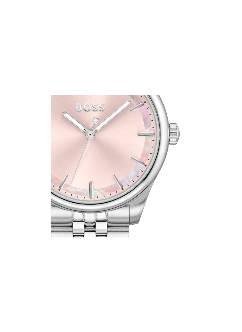 HUGO BOSS HUGO BOSS WATCH ROUND ANALOG WOMEN'S PINK MOTHER OF PEARL CASE WATCH - 1502776  - Image 4