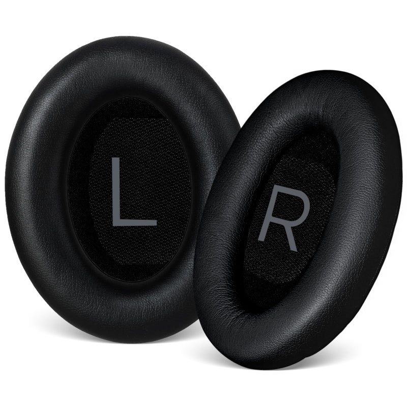 Aurivor Replacement Ear-Pads Cushions for Bose QuietComfort 45 35 35ii (QC-45 QC-35 QC-35 ii), Premium Ear Covers Compatible with QuietComfort SE (QC SE)/ New QuietComfort Headphones (Black) - Image 1