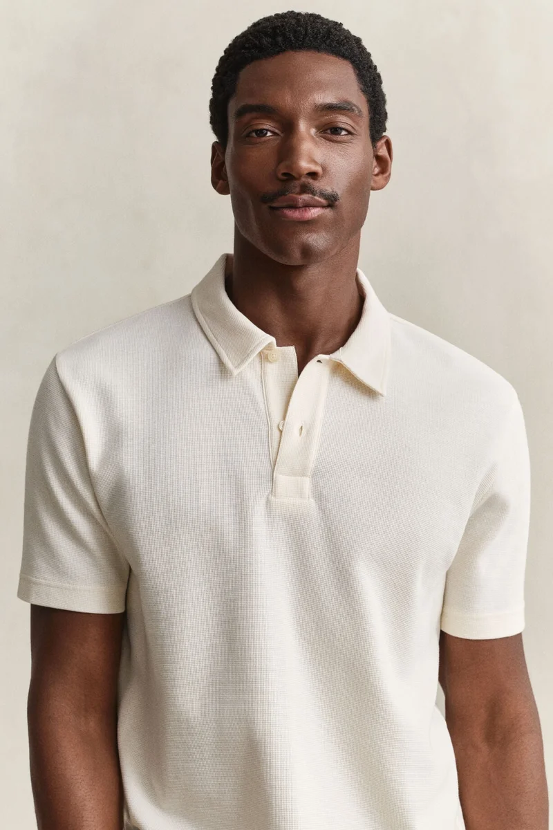Micro Texture Short sleeve Polo