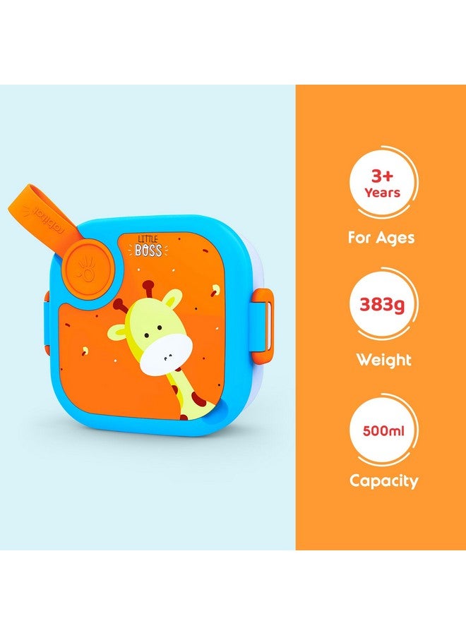 Rabitat Lunchmate Mini Stainless Steel Lunch Box Little Boss 500 Ml - 2 Years Warranty | Steel Lunch Box For Kids | Snack Box | Stainless Steel Lunch Box  - Image 2