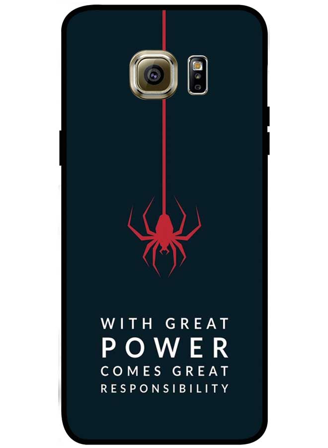 Protective Case Cover For Samsung Galaxy S6 Smart Series Printed Protective Case Cover for Samsung Galaxy S6 With Great Power Comes Great Responsibility