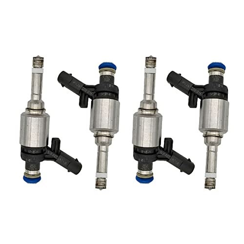 Amrxuts 06H906036G 4PCS Fuel Injectors for VW Volkswagen CC Eos GTI Tiguan Golf Beetle Jetta Passat CC Passat Jetta for Audi A3 A4 Quattro A5 Quattro A6 Quattro Q5 TT 06H906036P 6 Hole Engine - Image 1