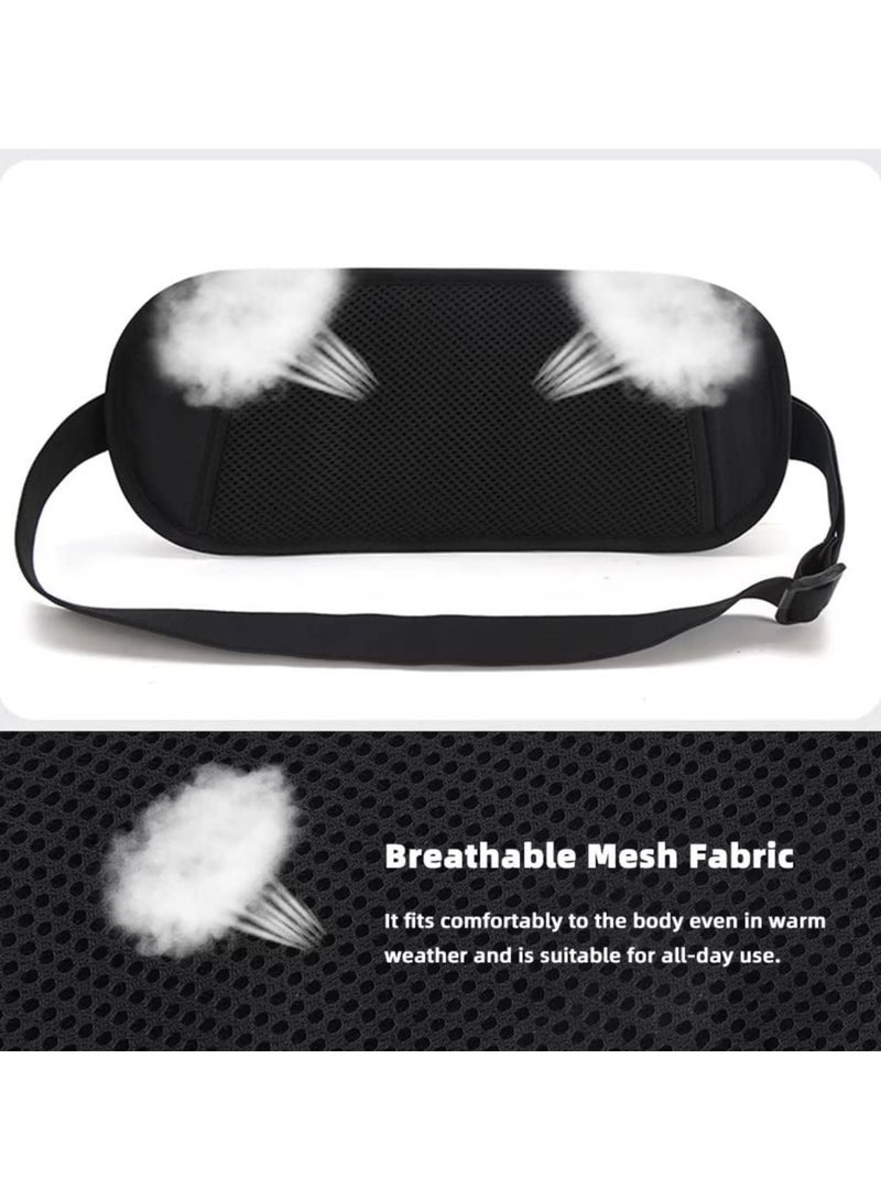 أوزيغالور حزام نحيف لحفظ النقود مع خاصية حجب RFID، حقيبة سفر مقاومة للماء مع فتحة لسماعات الأذن - Image 4