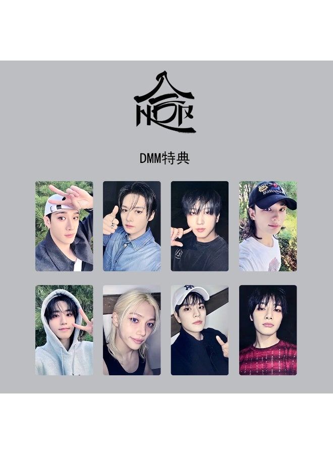 NIBEMINENT 8 Pcs Kpop Stray Kids HOP Lomo Cards Card For Fans Collection Gifts - Image 1