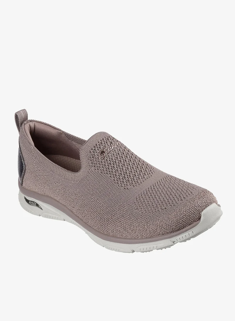 Skechers dark taupe Arch Fit Sunny for Women | Best Price UAE