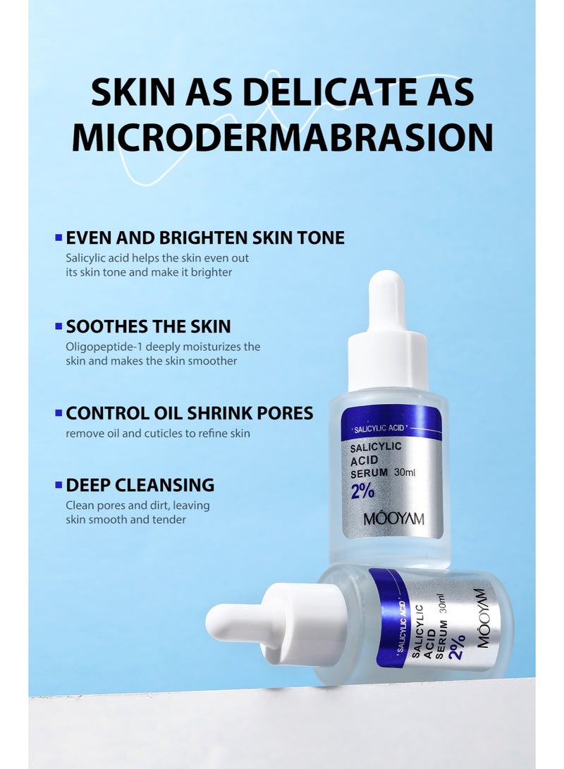 MOOYAM 2% Salicylic Acid Serum for Face Acne Treatment, Acne Serums for Oily Skin, Moisturizer Face Serum  - Image 4