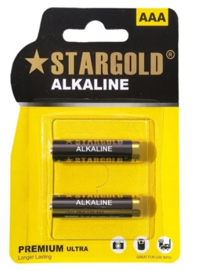 Stargold STARGOLD AAA Alkaline Batteries (6 Pack) – Long-Lasting Premium Ultra Power, Leak-Proof, High-Performance Battery for Remote Controls, Toys, and Electronics  - Image 2