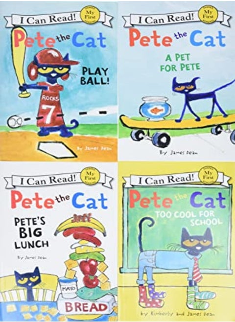 Pete The Cats Super Cool Reading Collection My First I Can Read by James Dean Paperback