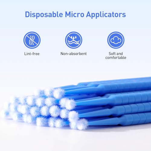 JMU 400pcs Dental Micro Applicators Brushes Regular, Disposable Microswabs - Image 4