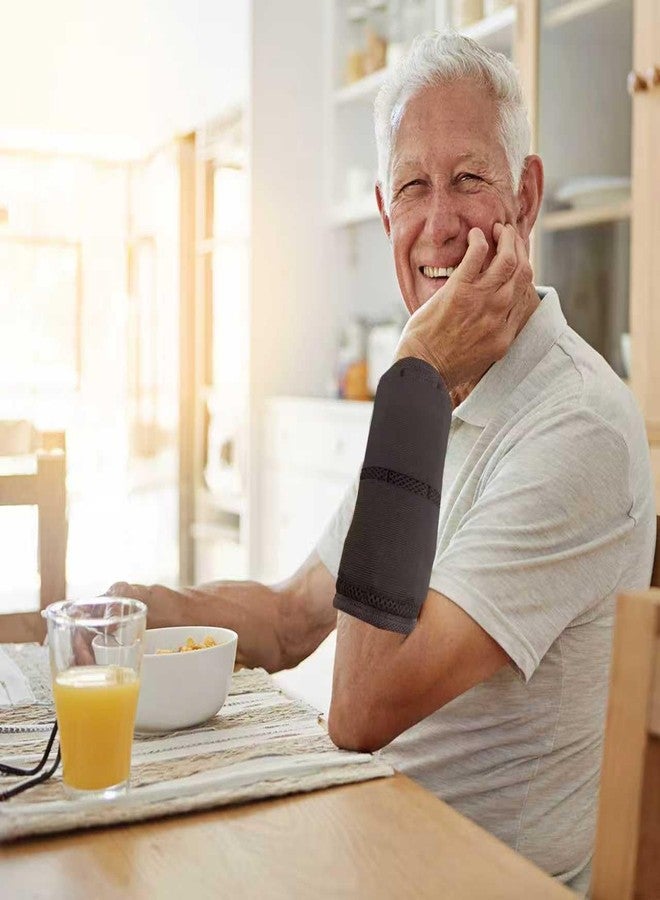 قفازات معصم مثقلة للرعاش - قطعة واحدة، أدوات يدوية مثقلة لرعاش اليد، أوزان للكتابة وأدوات لتقوية اليد لمرضى الرعاش الأساسي لمرض باركنسون (1.1 رطل) - Image 4