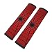 YANGDADA Stylish Red Spider Web Seat Belt Covers Soft Comfortable Shoulder Strap Pads for Adults Universal Car Accessories Pack of 2 - Image 2