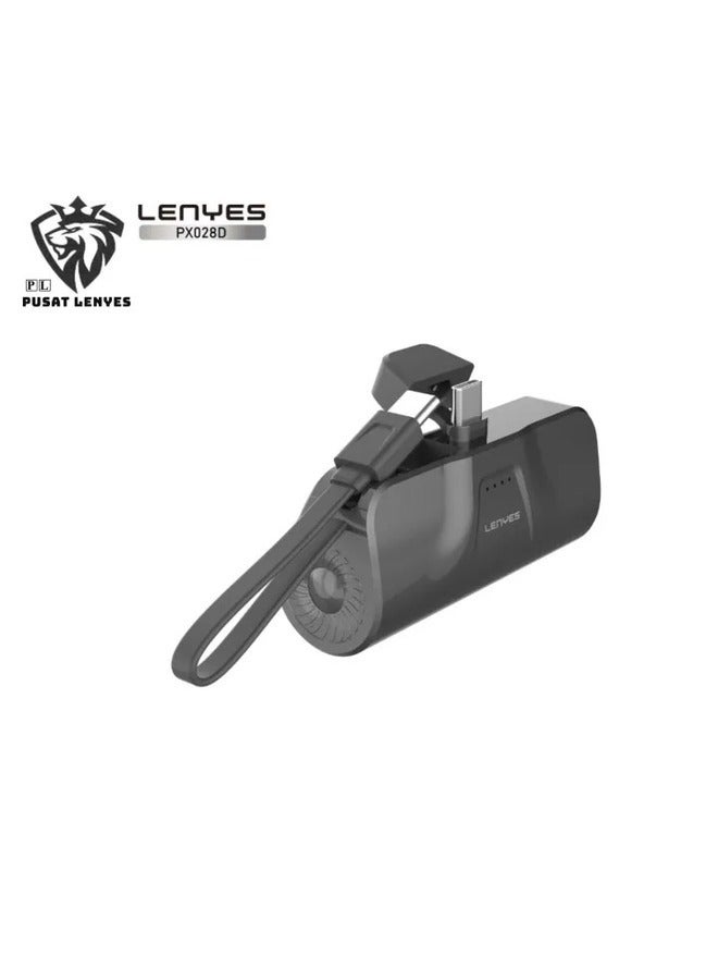 Lenyes Mini Power Bank 5000mah for Business Trips, Travel,Compatible With Android Device Fast Charging 22.5W + PD 20W 2 Conector Type C - Image 1