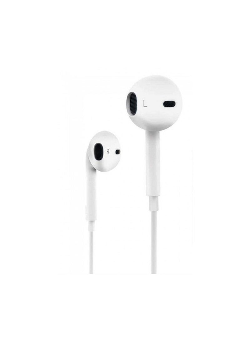 ماركة غير محددة - IPHONE 5 HANDSFREE ، سماعات هاند فري لهاتف iPhone 5 وغيرها من هواتف Samsung iPhone والهواتف المحمولة (أبيض) - Image 1