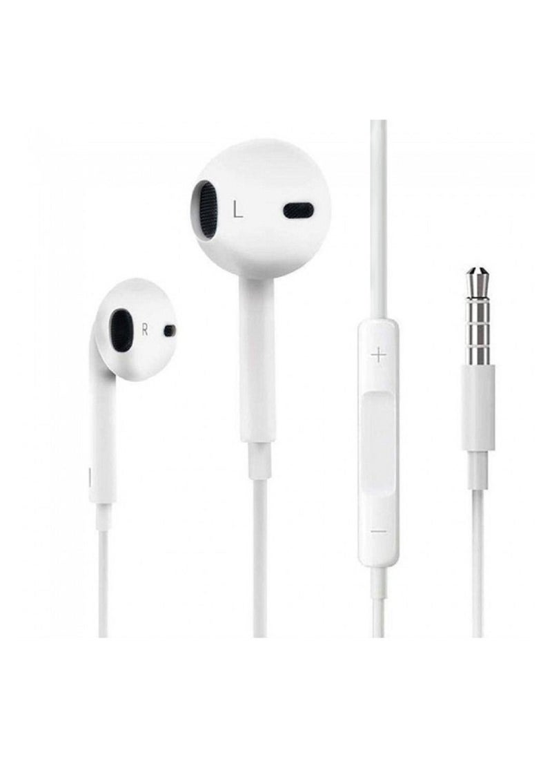 ماركة غير محددة - IPHONE 5 HANDSFREE ، سماعات هاند فري لهاتف iPhone 5 وغيرها من هواتف Samsung iPhone والهواتف المحمولة (أبيض) - Image 1