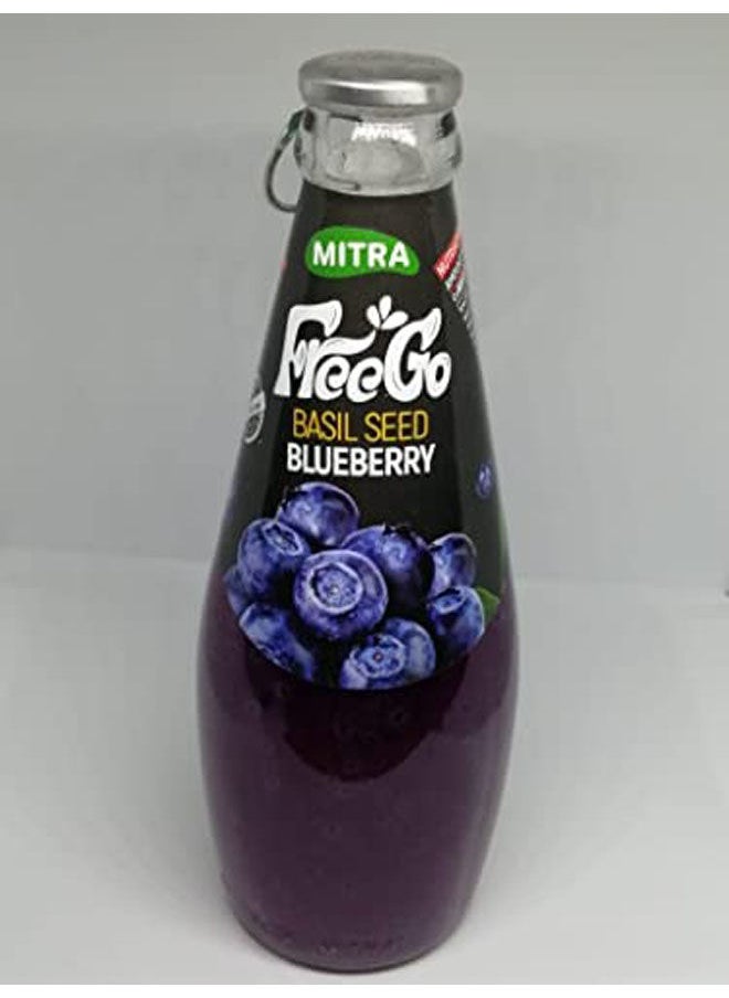 Free Go Basil Seed Blue Berry Drink - 290 ml 