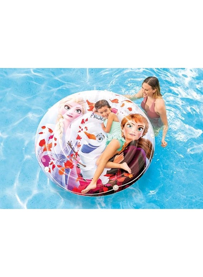 انتكس جزيرة عائمة قابلة للنفخ من Intex Disney Frozen II، بتصميم إلسا وآنا وأولاف، موديل 56515 - Image 2