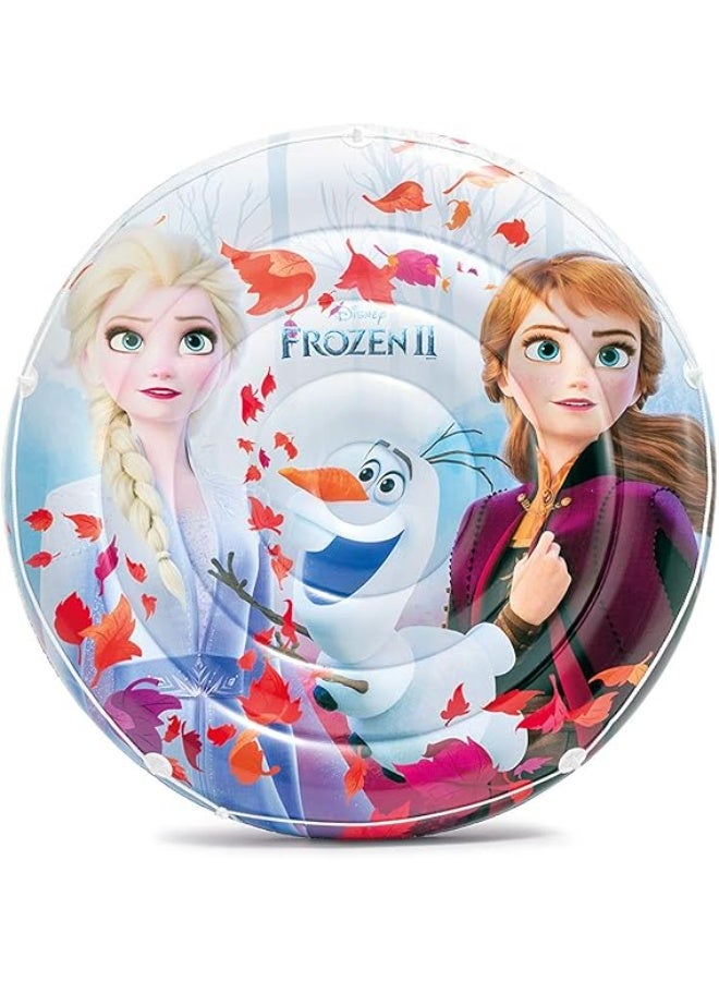انتكس جزيرة عائمة قابلة للنفخ من Intex Disney Frozen II، بتصميم إلسا وآنا وأولاف، موديل 56515 - Image 1