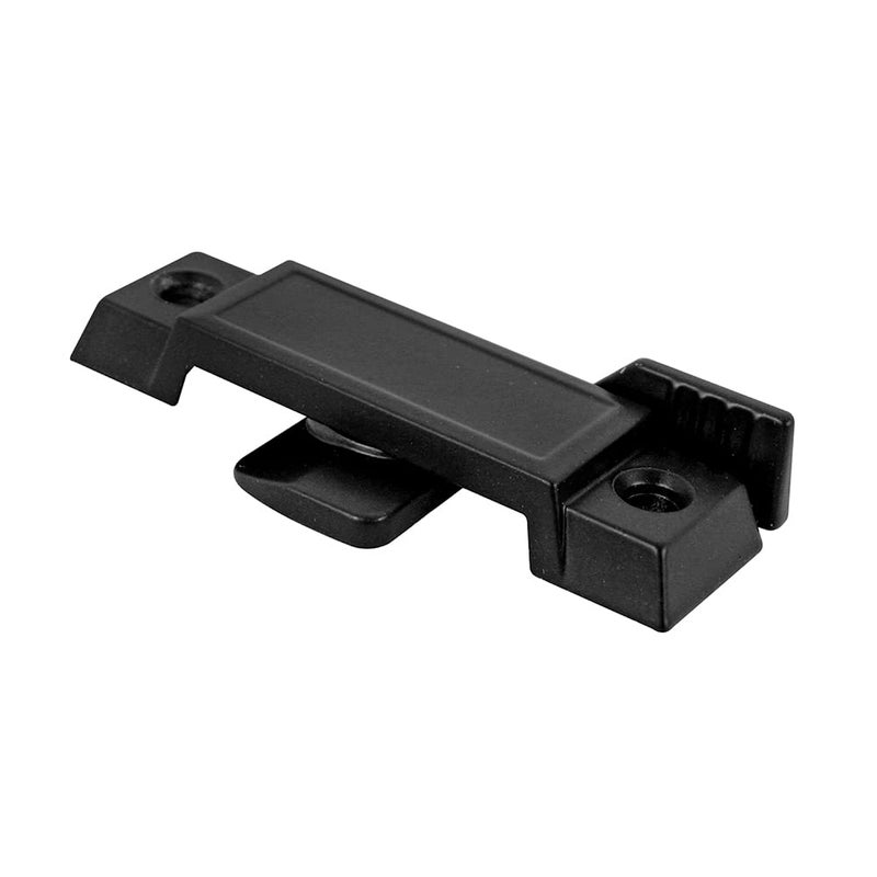 PrimeLine F 2589 Sash Lock for Vertical and Horizontal Sliding Windows Replace Broken Sash Locks for Additional Home Security 214 Mounting Hole Centers Black Diecast Single Pack