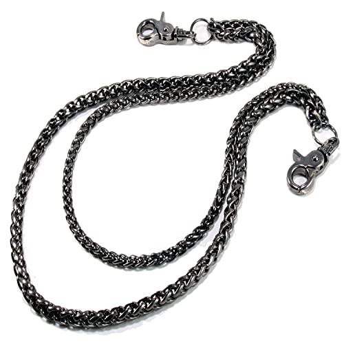 Double K DoubleK 2 Roof Durable Biker Key Jean Wallet Chain (24"/5.6oz) Black CS138 - Image 3