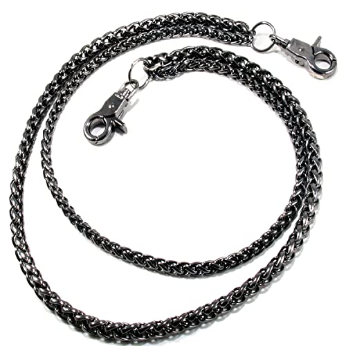 Double K DoubleK 2 Roof Durable Biker Key Jean Wallet Chain (24"/5.6oz) Black CS138 - Image 2