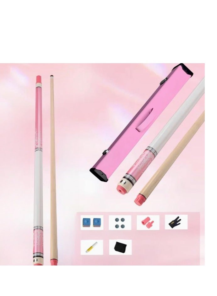 Hongke Pink Black Technology Billiards Club Black 8 Clubs Chinese Black 8 American 9 Balls Package with Box - Image 1