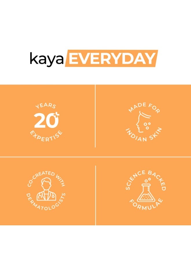 كايا واقي الشمس المرطب اليومي SPF 30 PA++ SPF 30 | الجلسرين، هيدروكسي إيثيل يوريا | مطور من قبل أطباء الجلدية | خبرة 22 عامًا | كريم مرطب، غير لزج، لجميع أنواع البشرة | 50 مل - Image 5