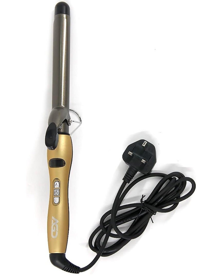 إيه جي دي عصا احترافية لتجعيد الشعر ذهبي/ أسود - Image 4