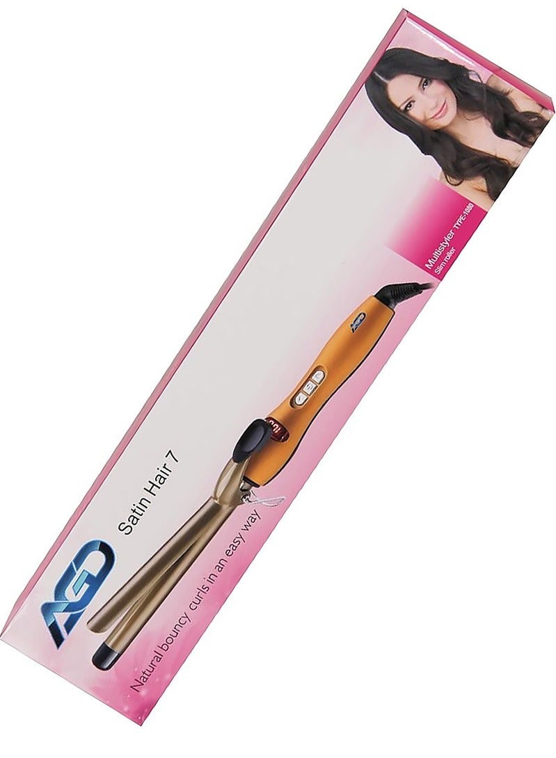 إيه جي دي عصا احترافية لتجعيد الشعر ذهبي/ أسود - Image 5