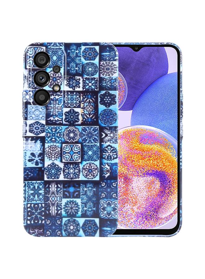 اس-توب جراب لهاتف Samsung Galaxy A23 بنمط مرسوم وثقب دقيق من مادة الكمبيوتر الشخصي - Image 1