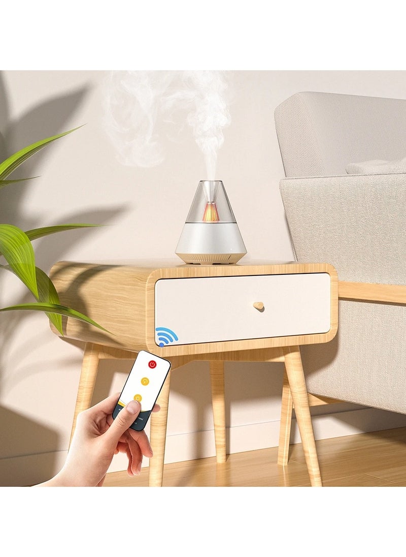 150ML USB Aromatherapy Diffuser Air Humidifier Remote Control Essential Oil Diffuser With Warm Night Light Home Aroma Humidifier