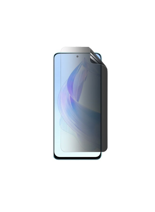 Privacy-preserving matte hydrogel screen protector compatible with Infinix Hot 60i