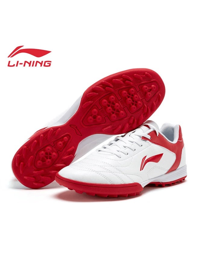 Li-Ning أحذية كرة القدم من لي-نينغ للرجال والنساء أحذية تيرف للبالغين والشباب والأطفال قابلة للتنفس ومتينة واحترافية للتدريب مع وسادة ونعال - Image 1