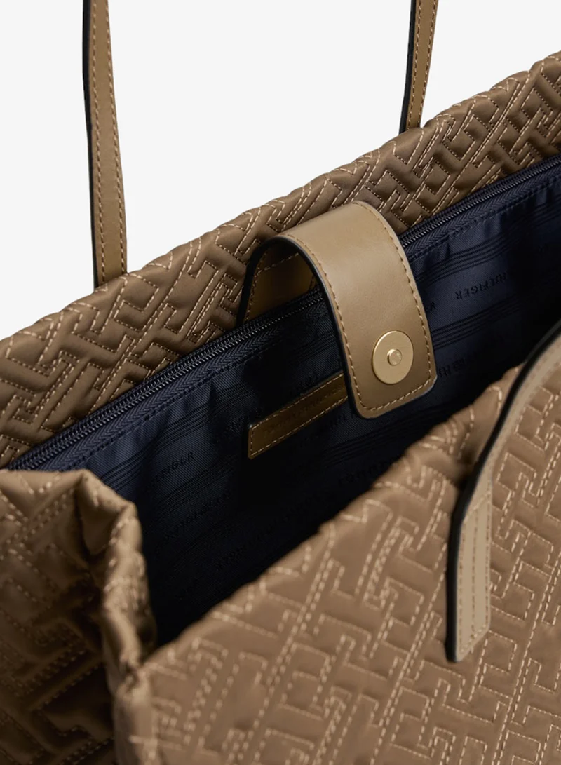 TOMMY HILFIGER City TH Monogram Tote Bag