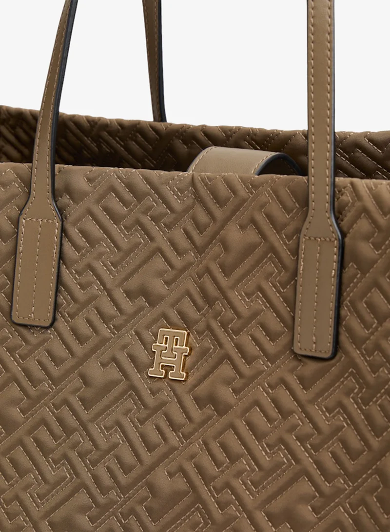 TOMMY HILFIGER City TH Monogram Tote Bag
