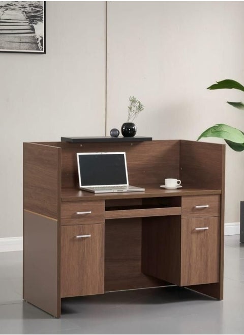 Reception Desk For Front Office Desk, Premium Quality Office Reception Desk 1405 -120Cm