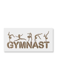Gymnast Gymnastics Stencil Wall Art Art Stencils Stencils for Crafts Reusable Stencils Stencil Template