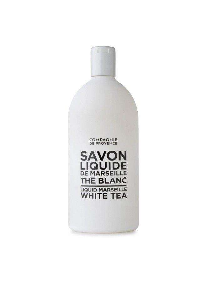 La Compagnie de Provence Compagnie De Provence Savon De Marseille Extra Pure Liquid Soap White Tea 338 Fl Oz Plastic Bottle Refill - Image 1
